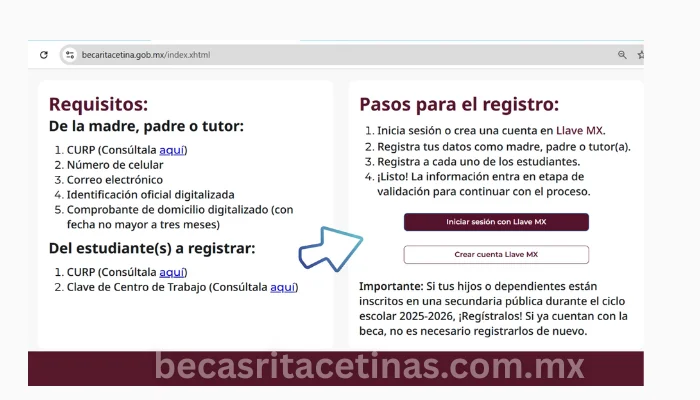 sitio web oficial